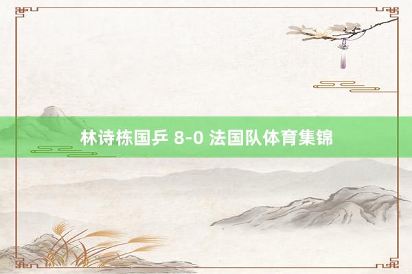 林诗栋国乒 8-0 法国队体育集锦