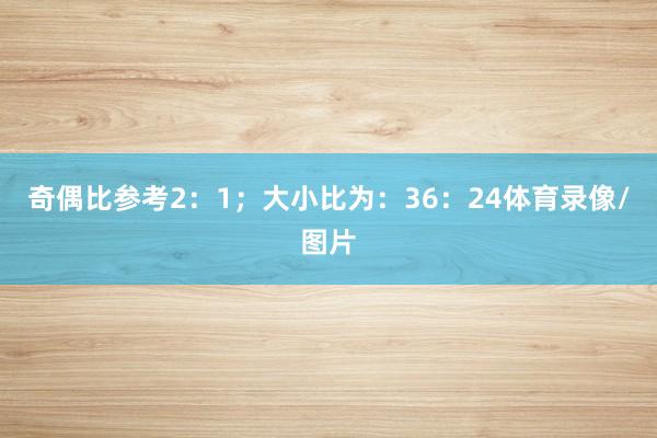 奇偶比参考2：1；大小比为：36：24体育录像/图片